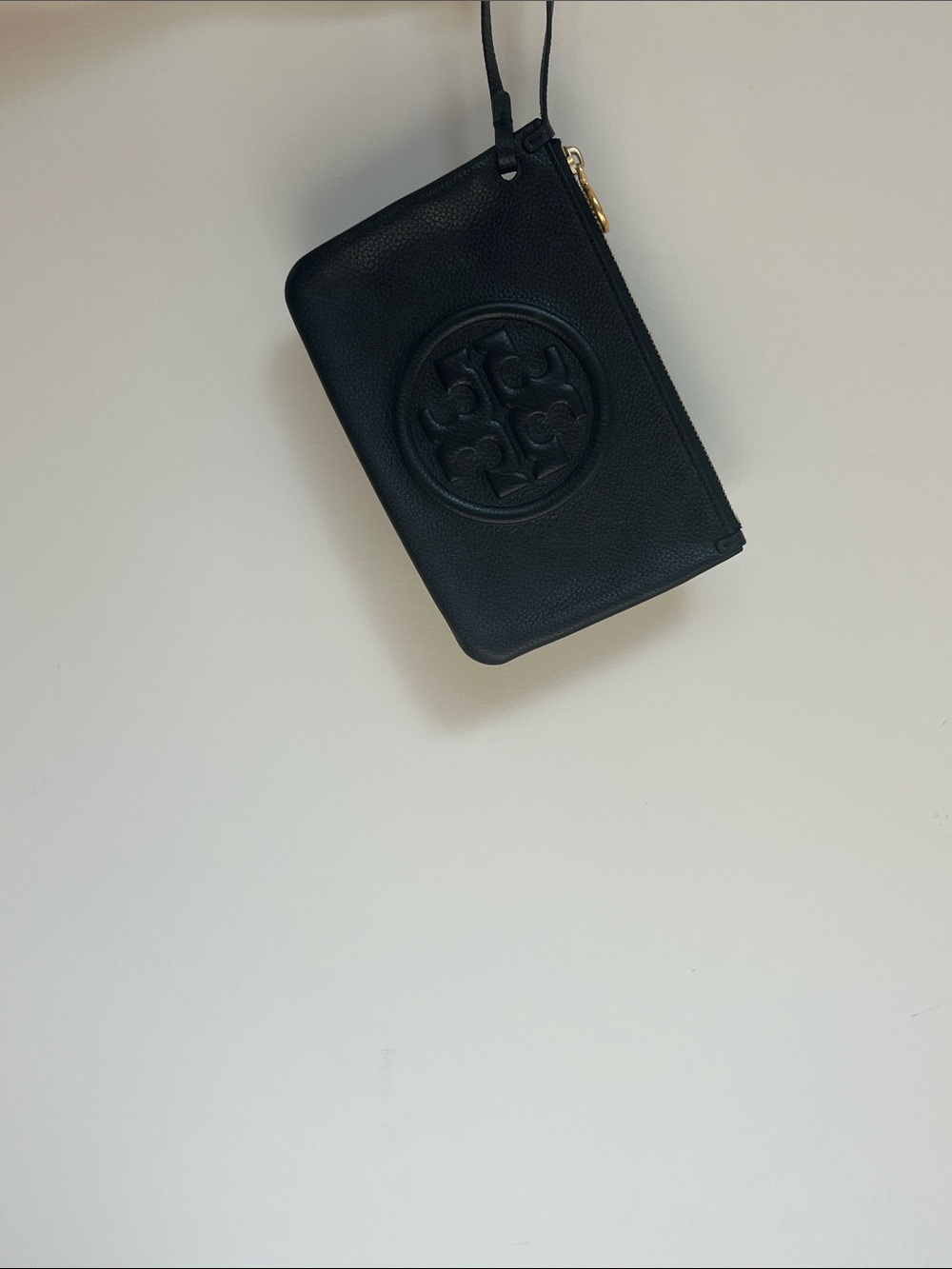 Tory Burch Black Wristlet Leather